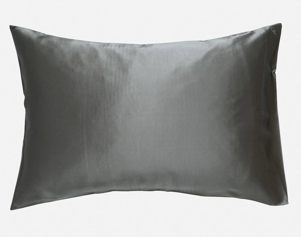 Dark Grey 100% Silk Pillowcase