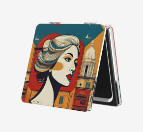 Compact Mirror Rosaria