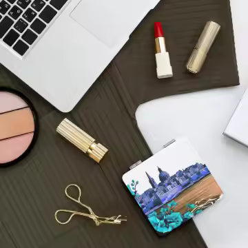 Compact Mirror Valletta by Night