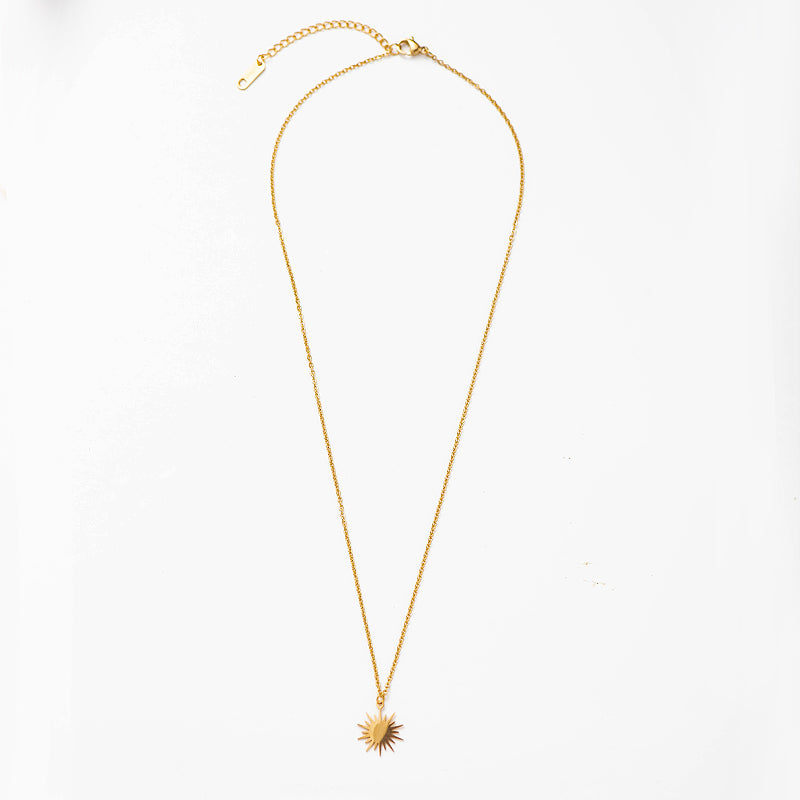Bright Star you Are S/Steel  Gold Necklace and chain