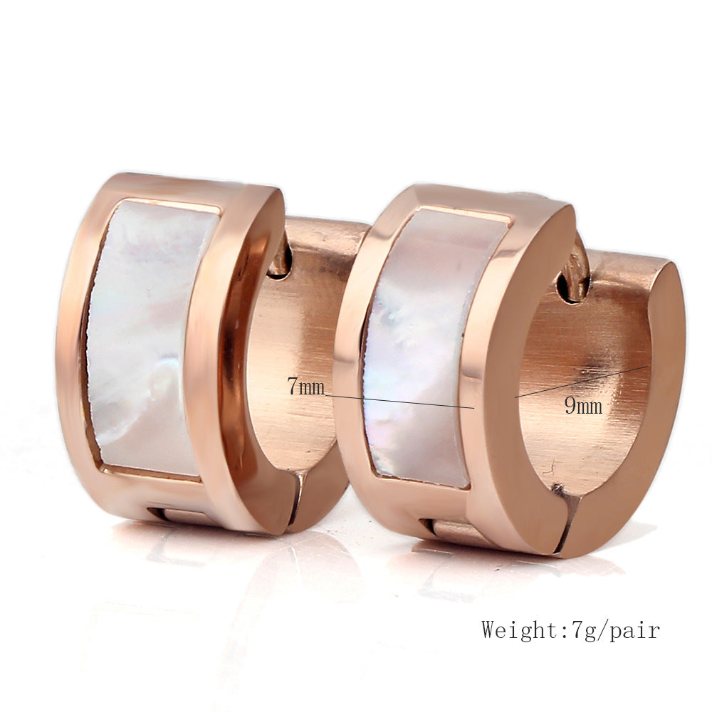 Rose gold Cuff earrings