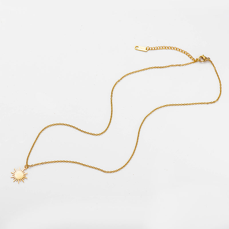 Bright Star you Are S/Steel  Gold Necklace and chain