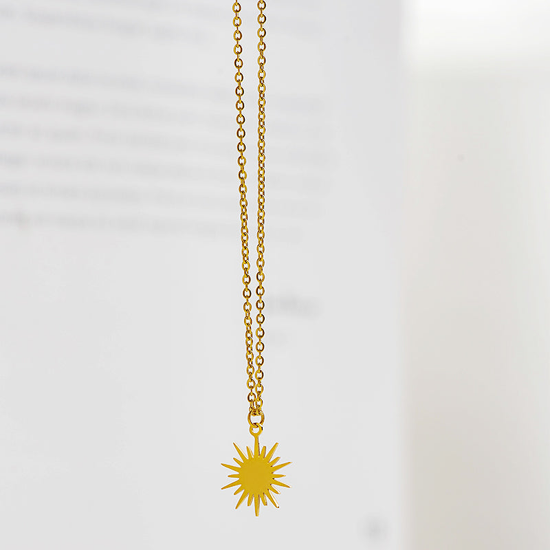 Bright Star you Are S/Steel  Gold Necklace and chain