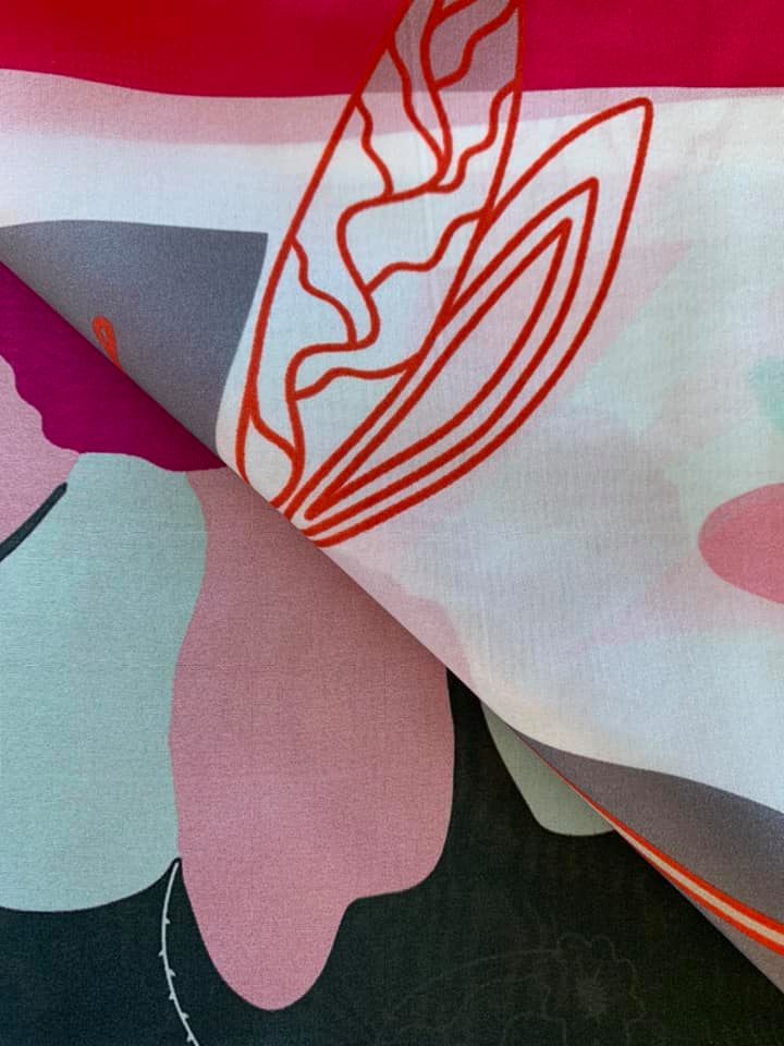 In the Garden - Pink Neckerchief