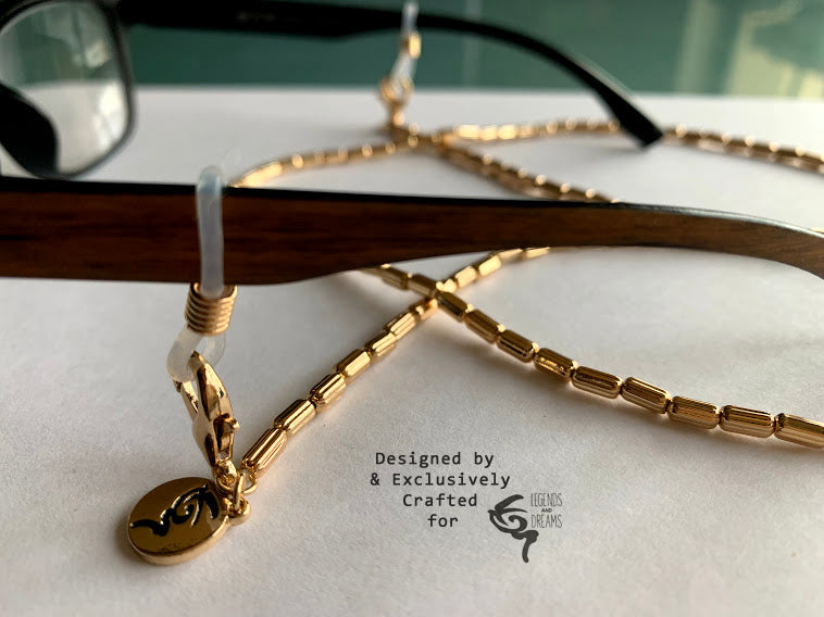 Eyewear Chain -  Tube Beads