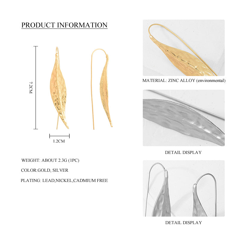 Silver Leaf earrings