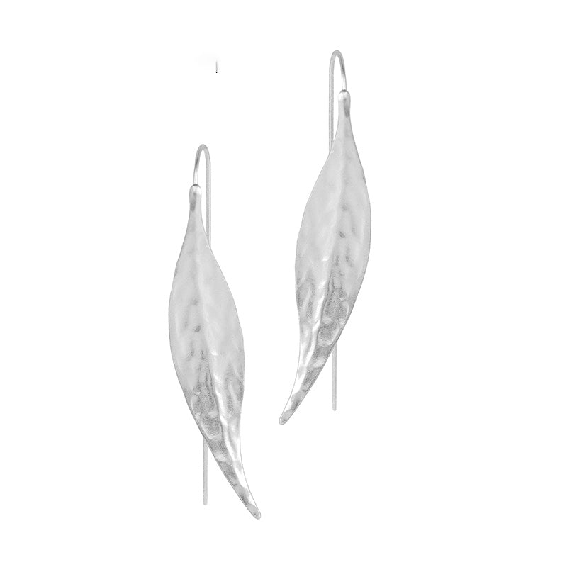 Silver Leaf earrings