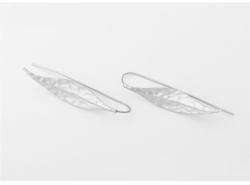 Silver Leaf earrings