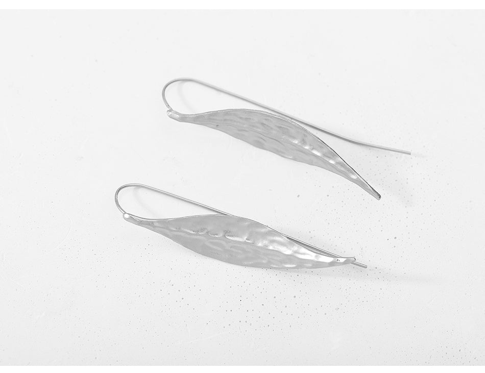 Silver Leaf earrings