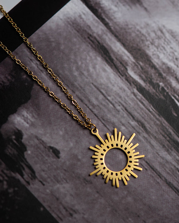 My Universe S/Steel Gold Pendant & Chain