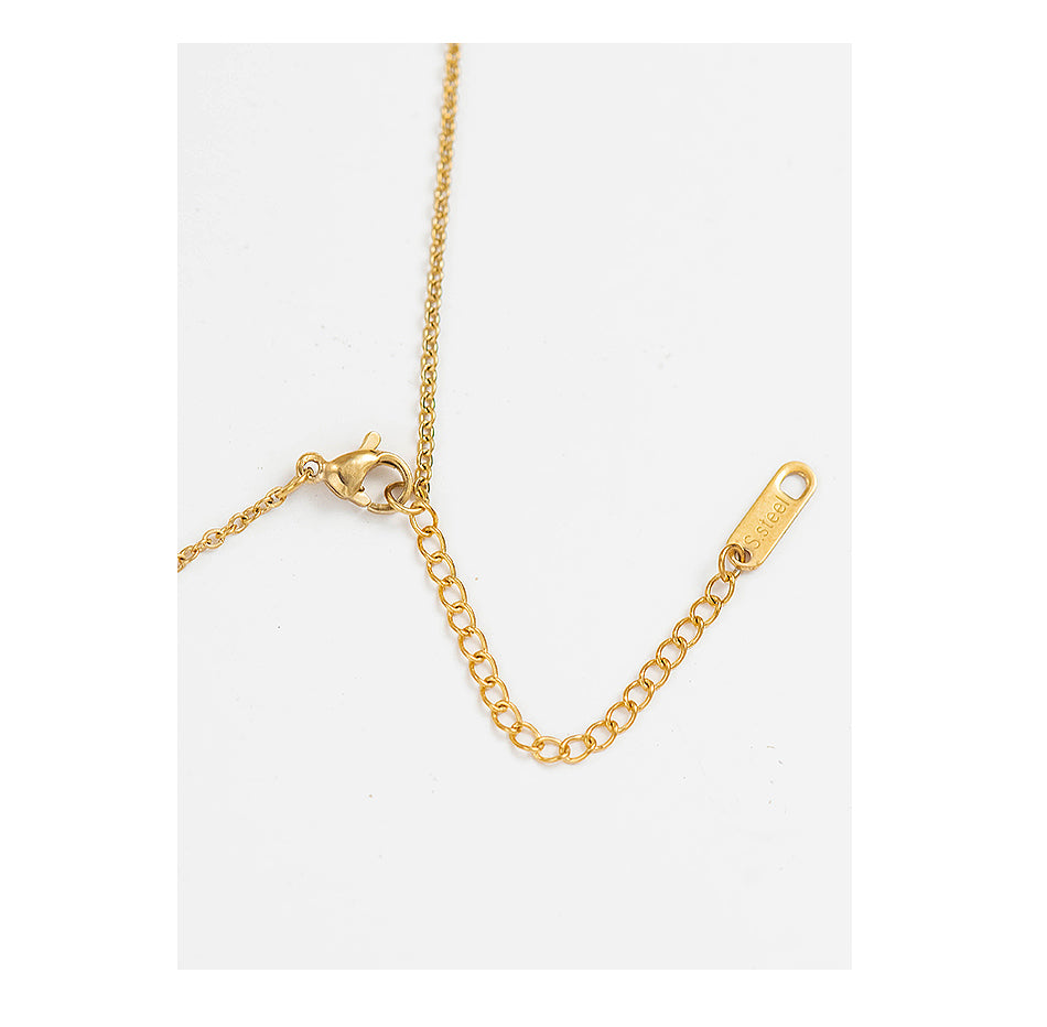 My Universe S/Steel Gold Pendant & Chain