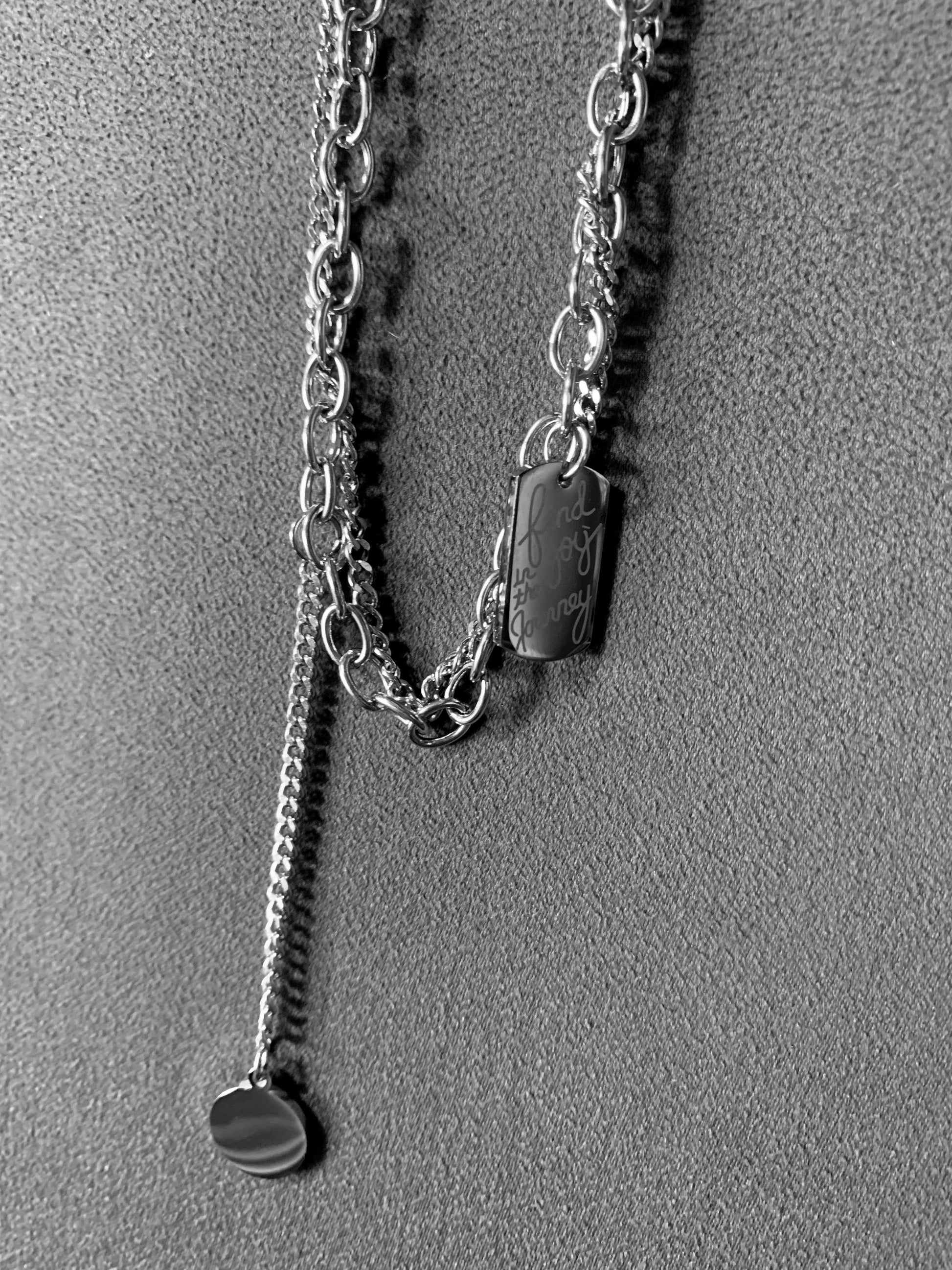 Find Joy S/Steel Silver Necklace