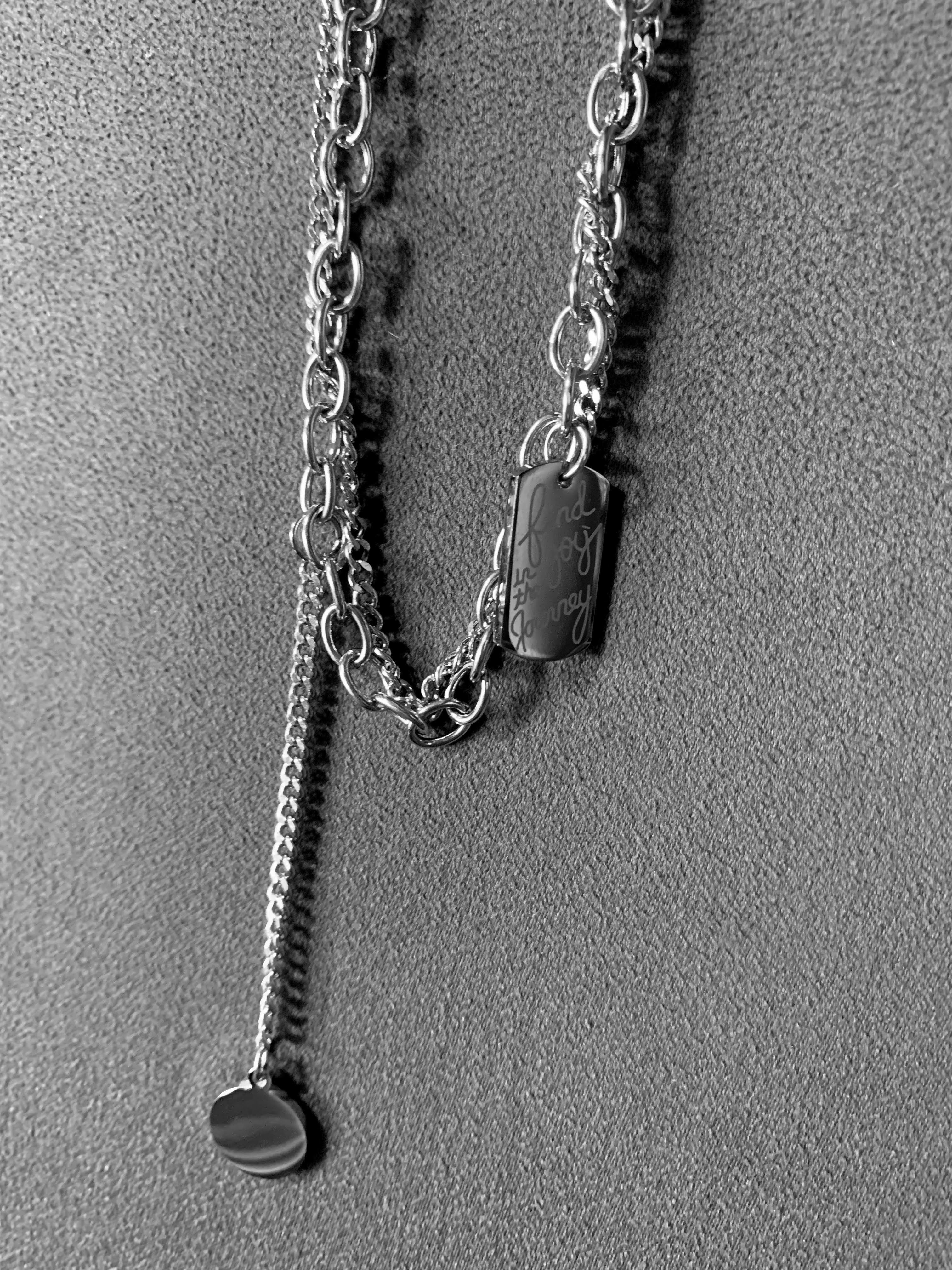 Find Joy S/Steel Silver Necklace