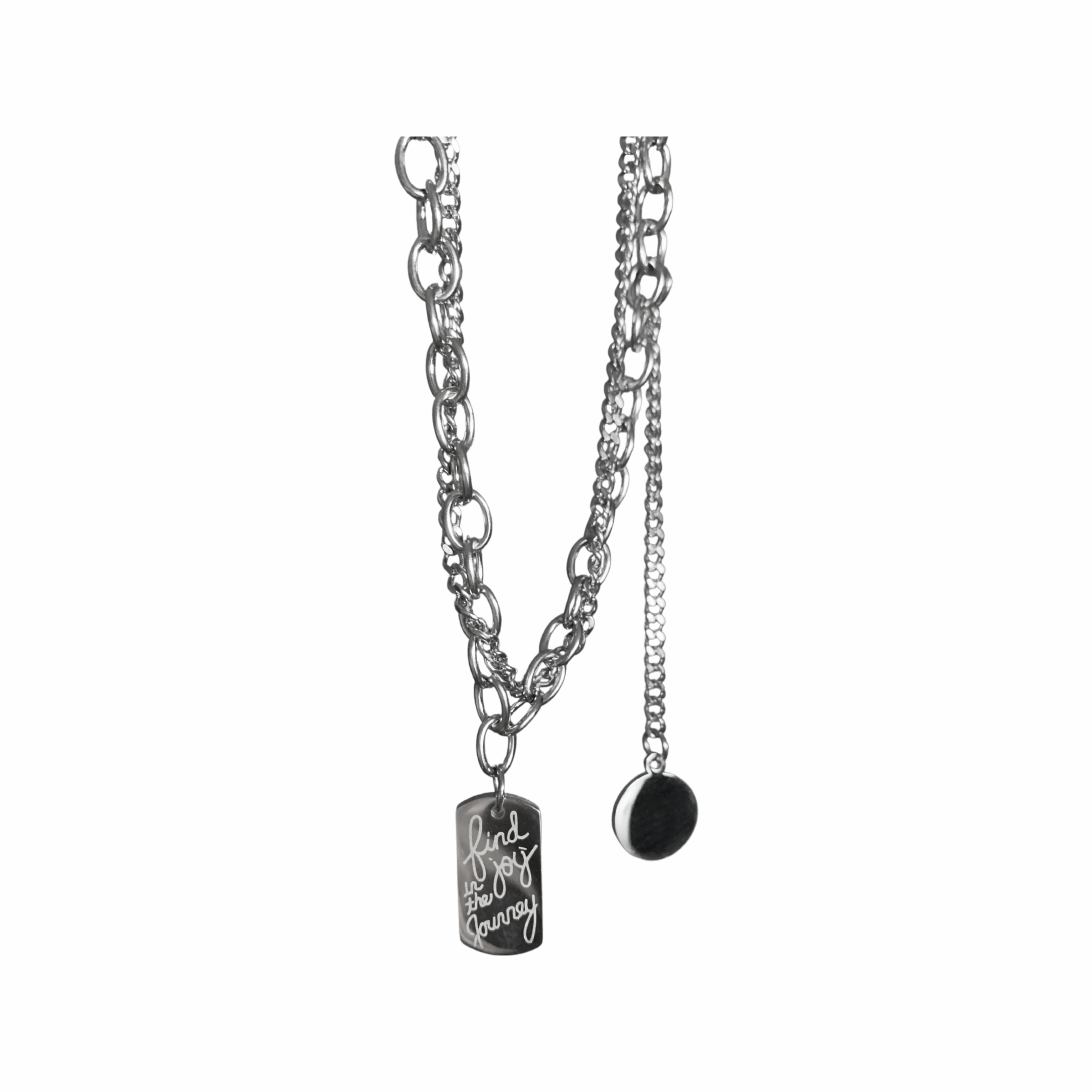 Find Joy S/Steel Silver Necklace