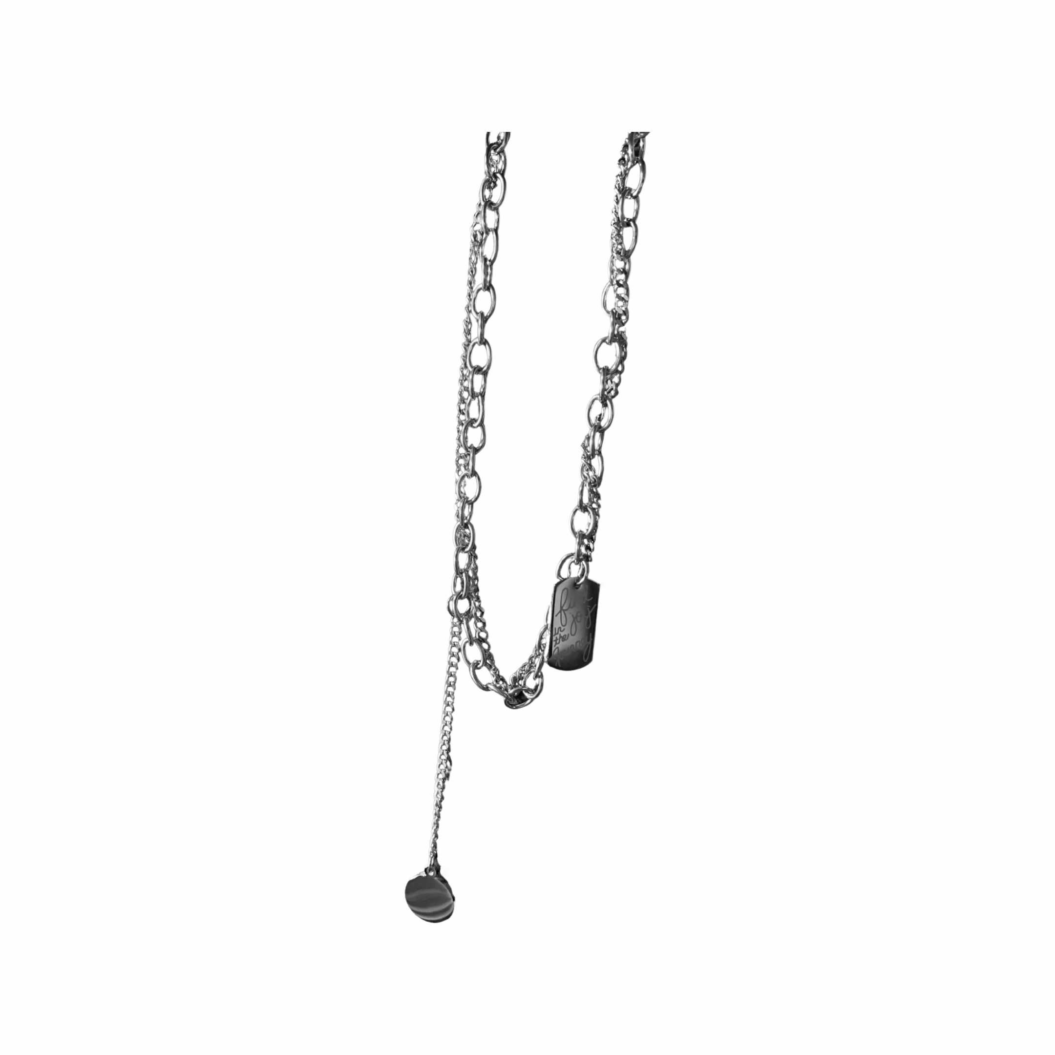 Find Joy S/Steel Silver Necklace