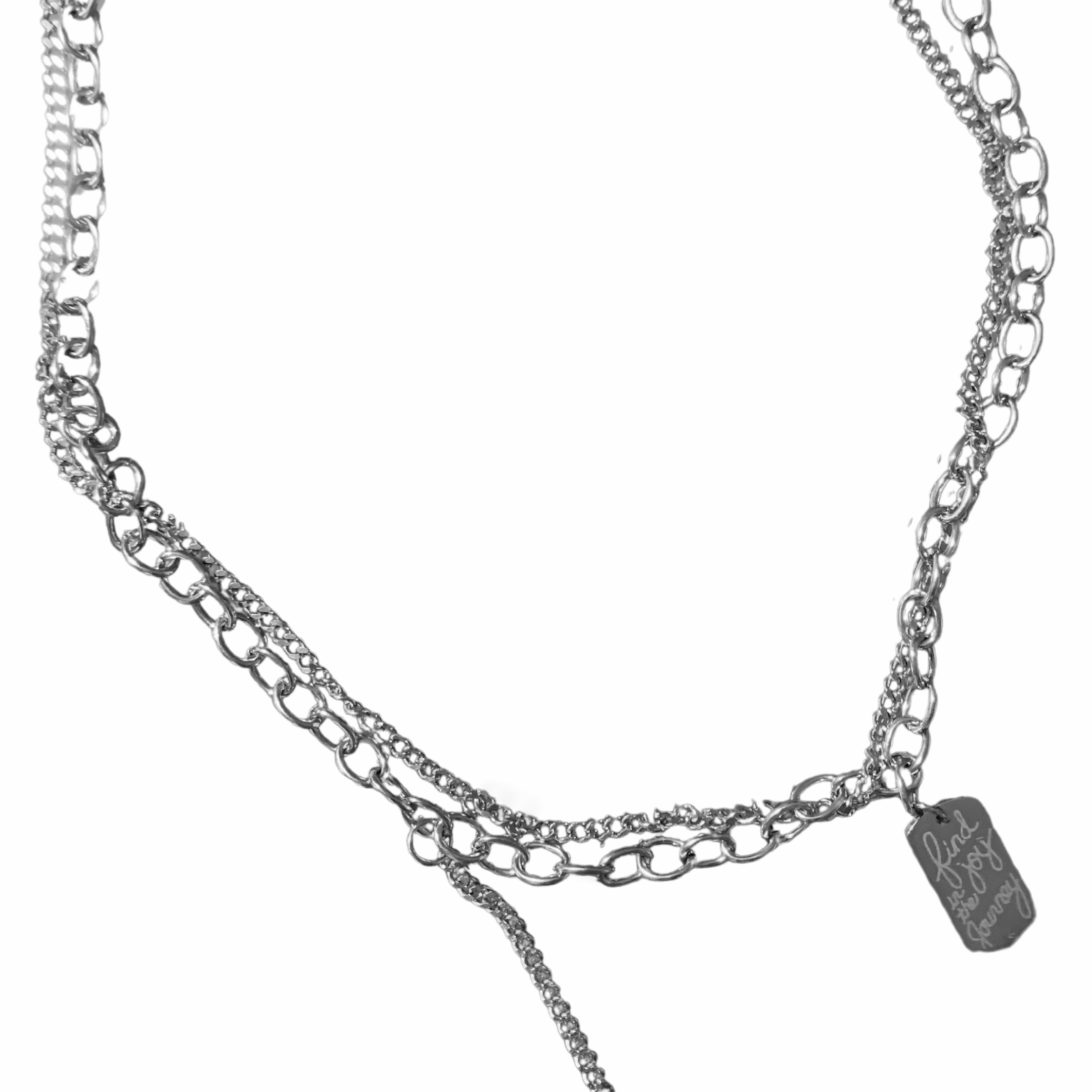 Find Joy S/Steel Silver Necklace