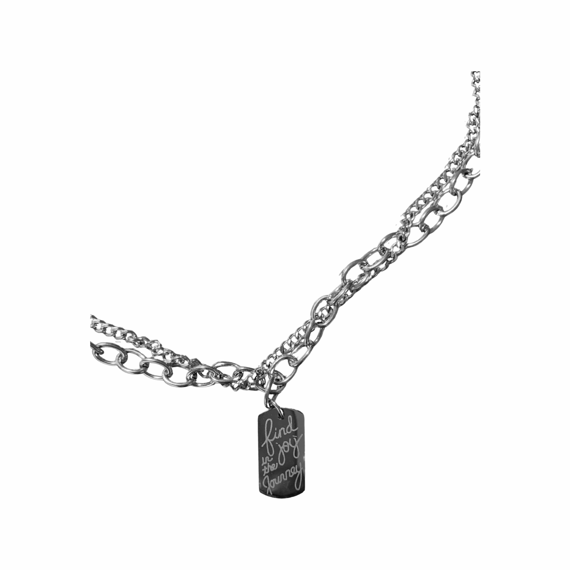 Find Joy S/Steel Silver Necklace