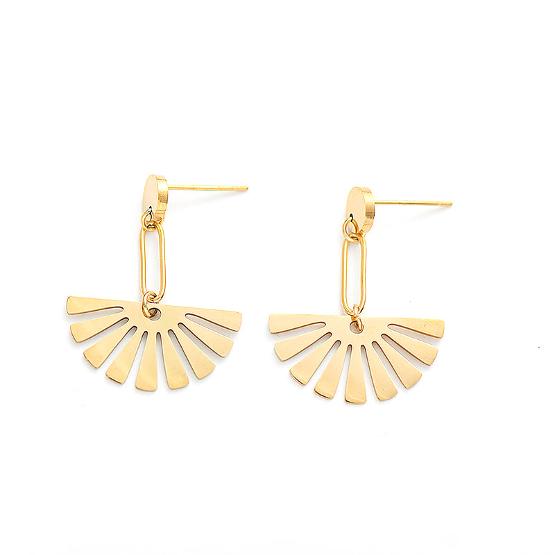 Fan Pin earrings