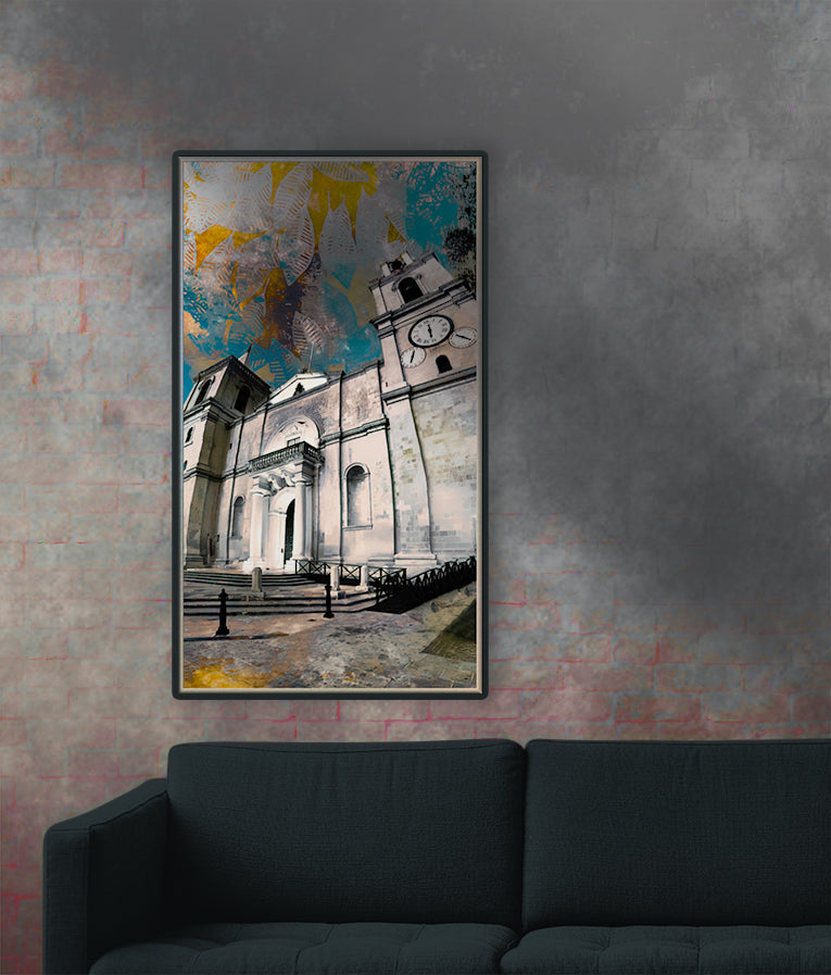 The Cathedral View, Valletta (Print)