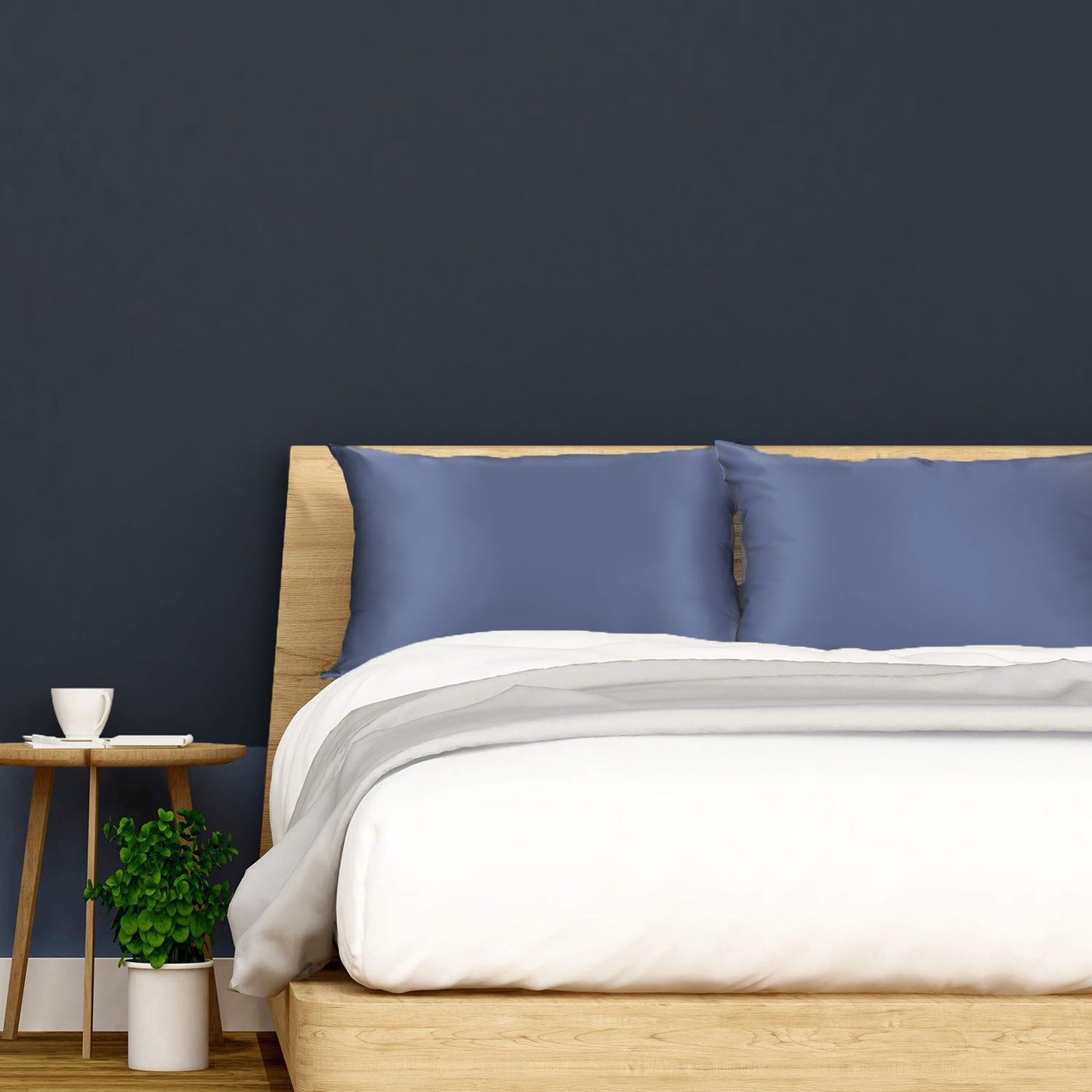 Dreamy Blue 100% Silk Pillowcase