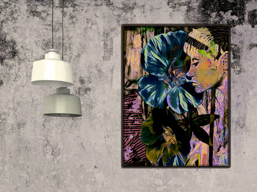 Earthling Blue Bloom (Print)