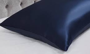 Night Blue 100% Silk Pillowcase