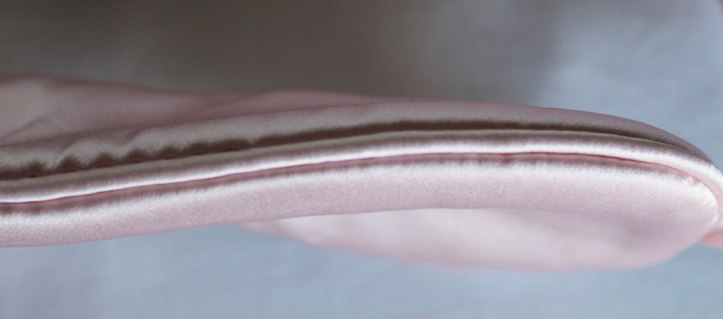 Rose Petal Pink Silk Sleep Eyemask