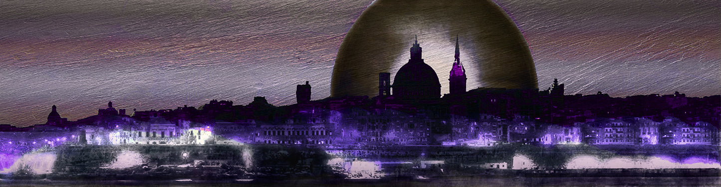 Valletta at Dusk Purple notes