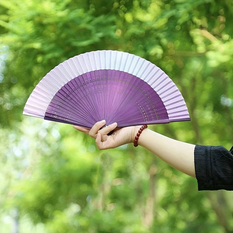 Purple pleasure Folding Fan