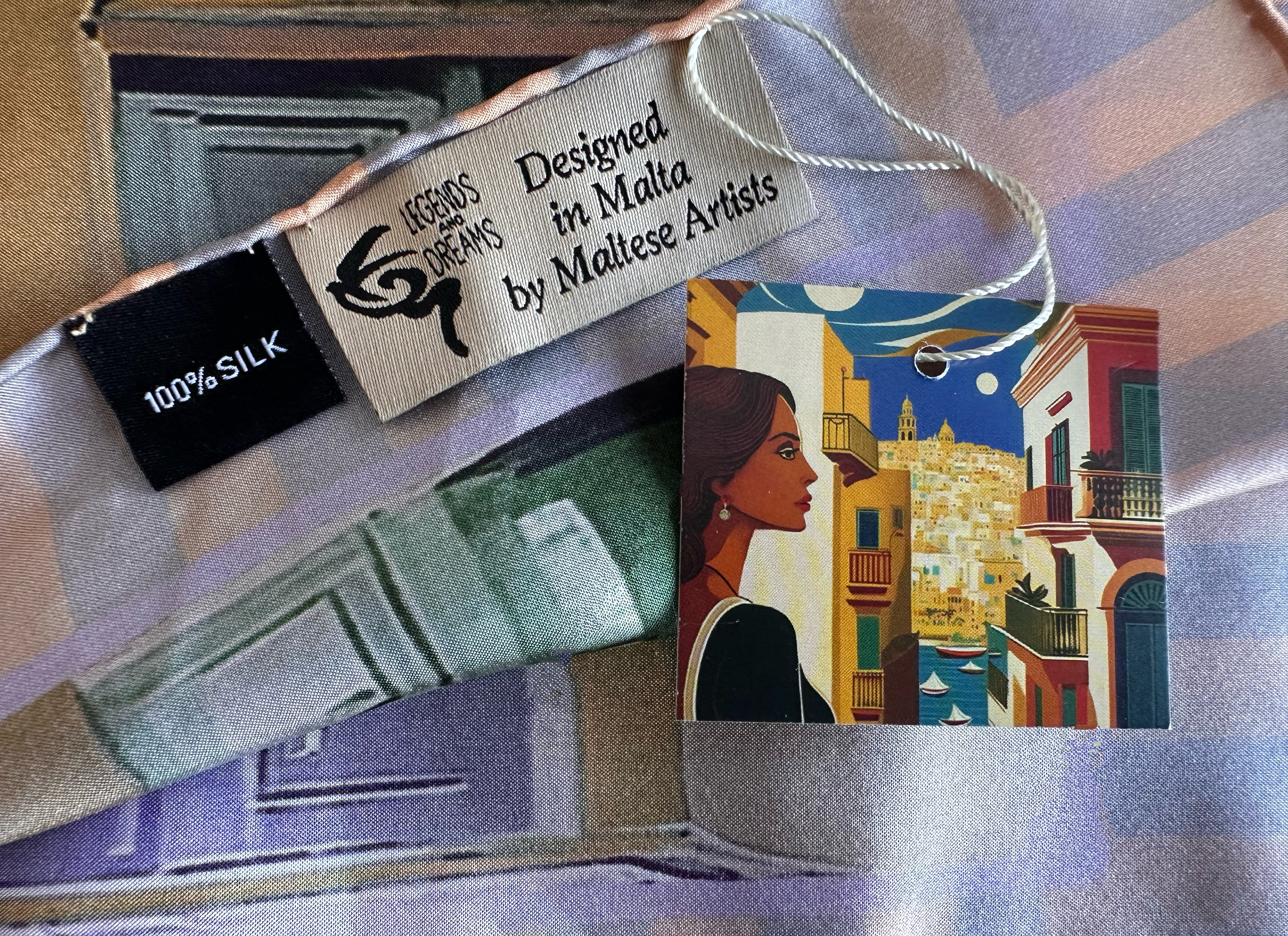 Lady of the Palace silk Scarf - Rafela