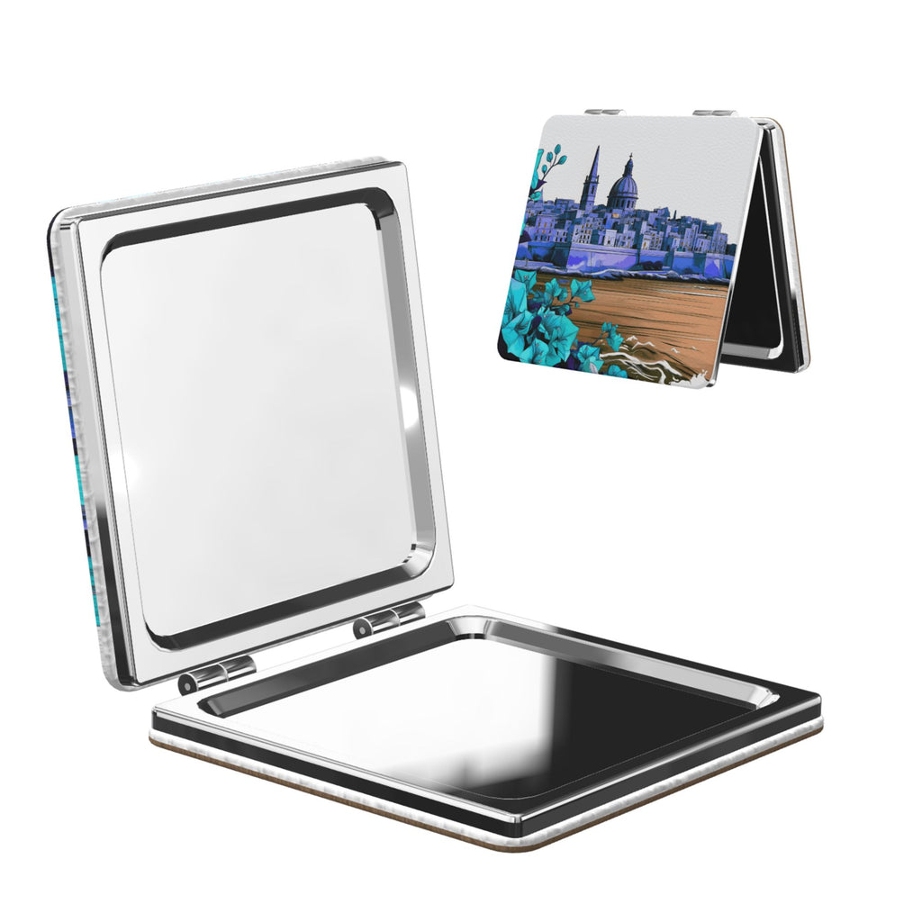 Compact Mirror Valletta by Night