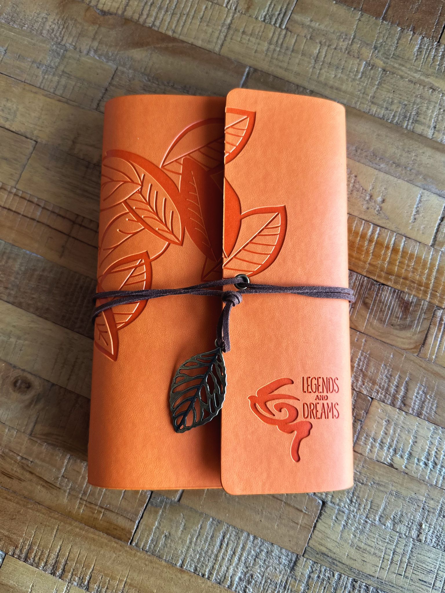 Legends & Dreams Journal Travel Notebook - Orange