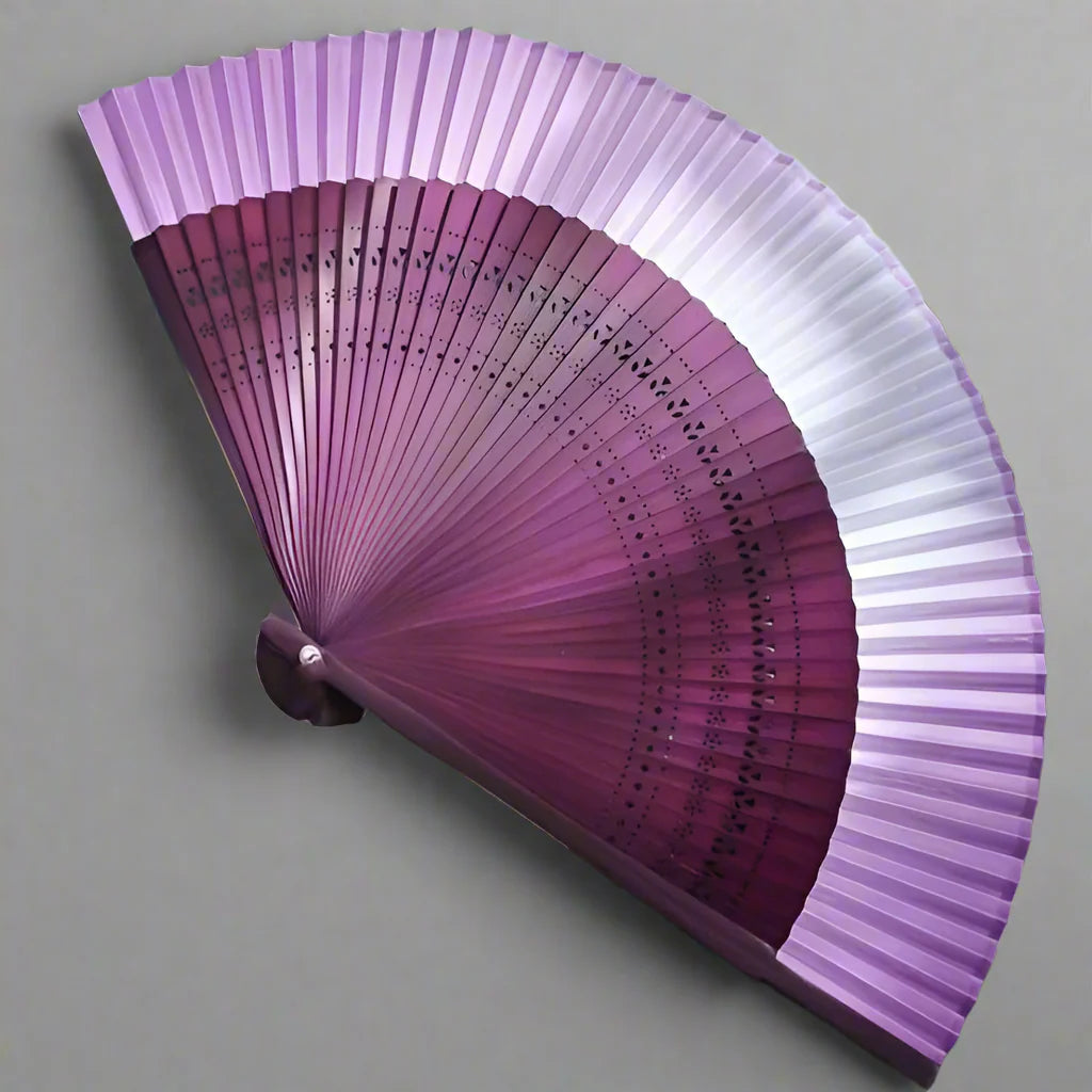 Purple pleasure Folding Fan