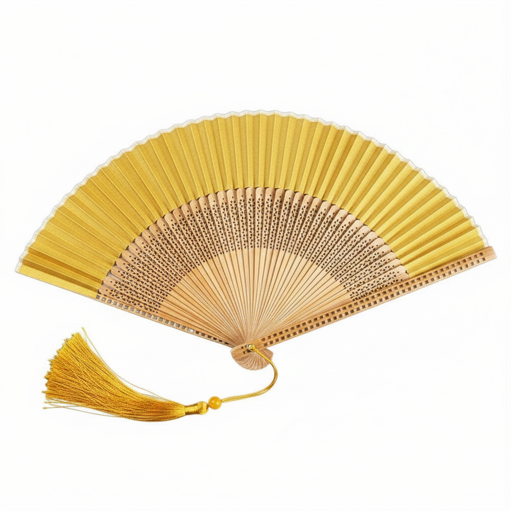 Miss Mustard Folding Fan