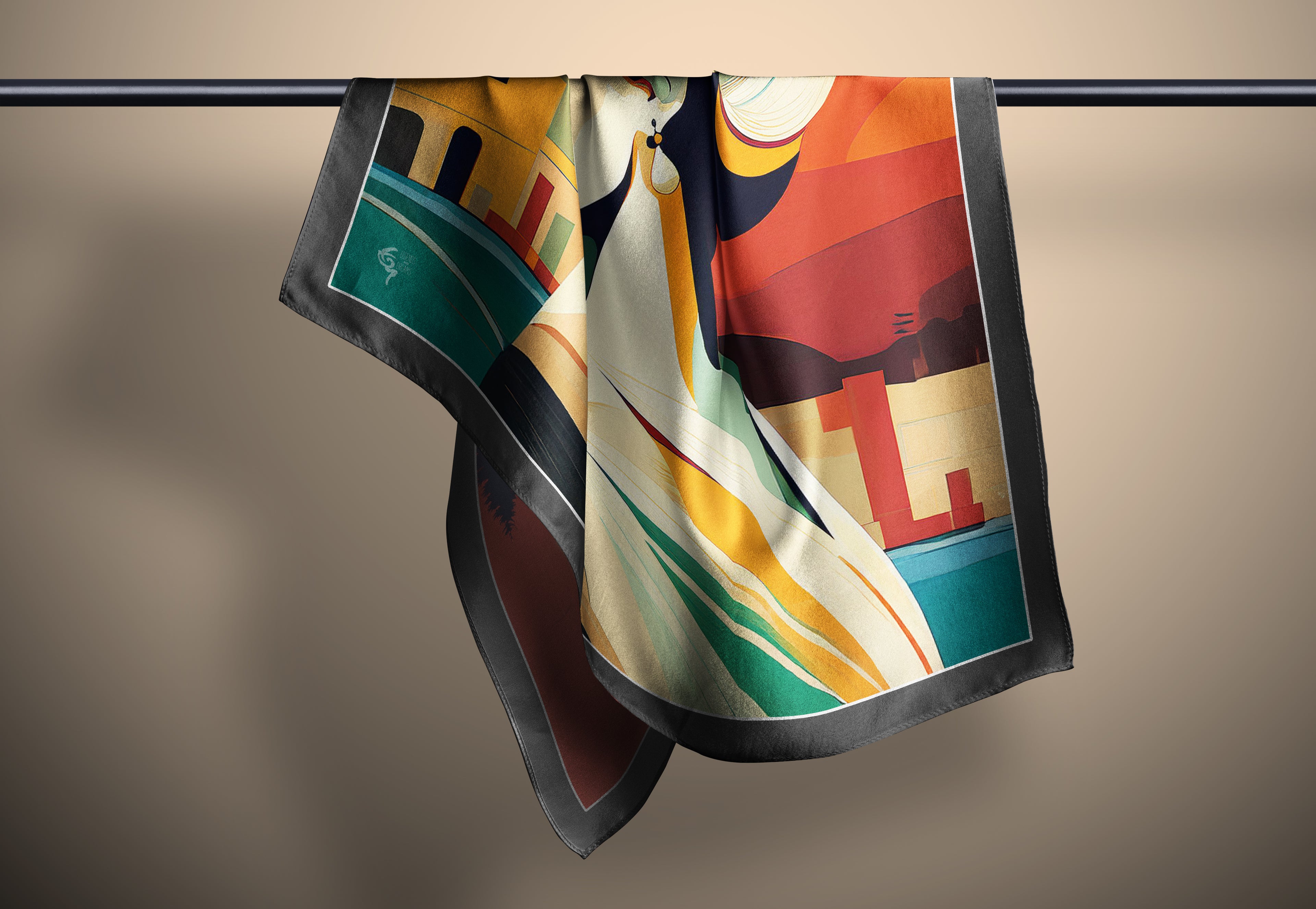 Lady of the Palace silk Scarf - Marita