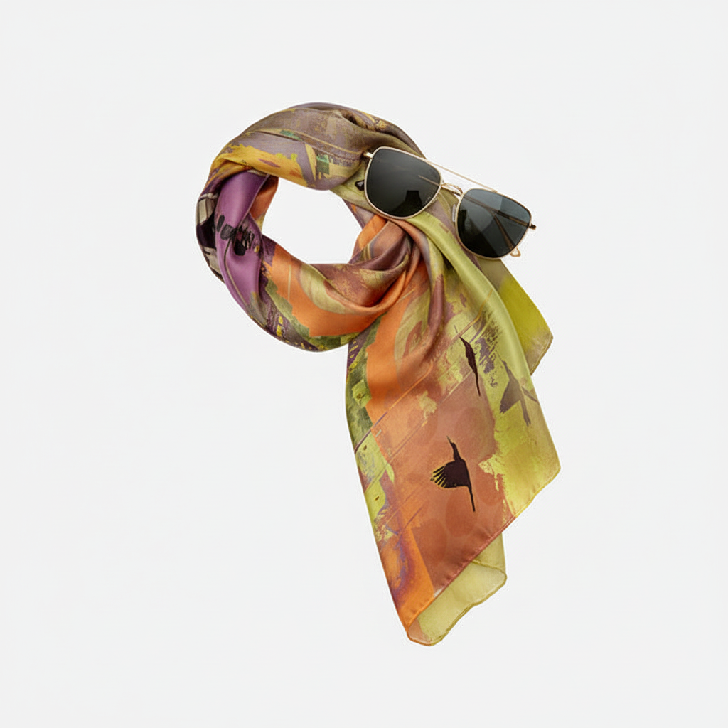 Solaris Scarf - Minimal Flat Lay