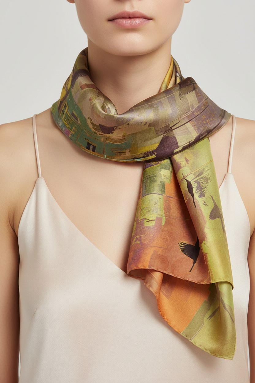 Solaris Scarf Mockup