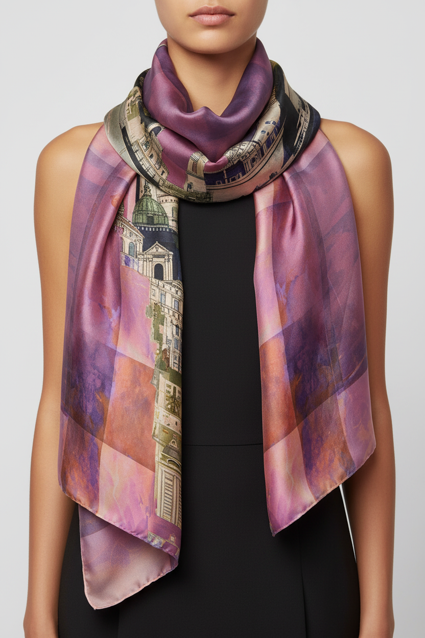 Valletta Burning Skies - Draped