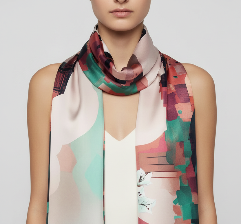 Valletta Summer's Eve – Short Scarf