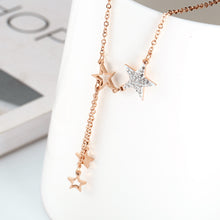 Load image into Gallery viewer, Star Rose Gold Necklace
