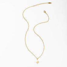 Load image into Gallery viewer, Gold Star S/Steel Pendant &amp; Chain
