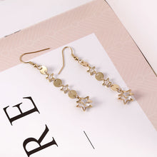 Load image into Gallery viewer, Diamond Star earrings
