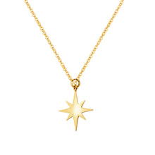 Load image into Gallery viewer, Gold Star S/Steel Pendant &amp; Chain
