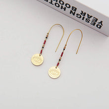 Load image into Gallery viewer, String S/Steel beads earrings
