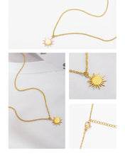 Load image into Gallery viewer, Bright Star you Are S/Steel  Gold Necklace and chain
