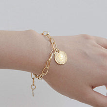 Load image into Gallery viewer, Coin Charm Bracelet
