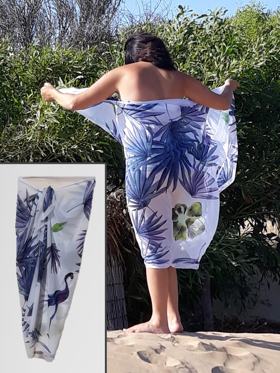 Paradise Purple Beach Sarong