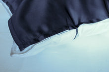 Load image into Gallery viewer, Night Blue 100% Silk Travel Pillow Topper

