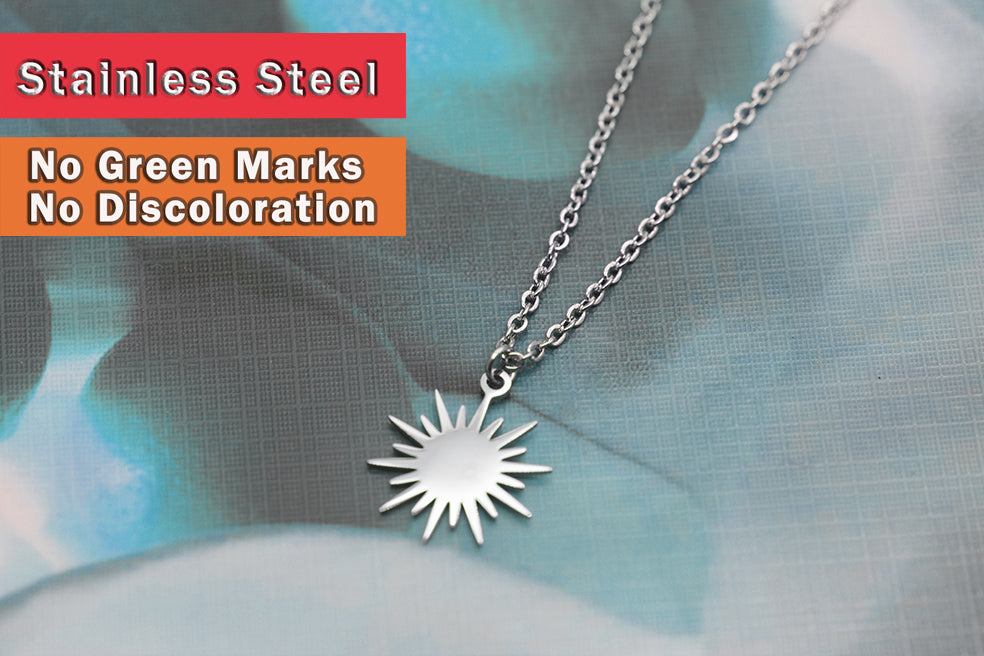 Bright Star you Are S/Steel Silver Necklace and chain