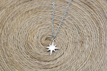 Load image into Gallery viewer, Silver star S/Steel  Pendant &amp; Chain
